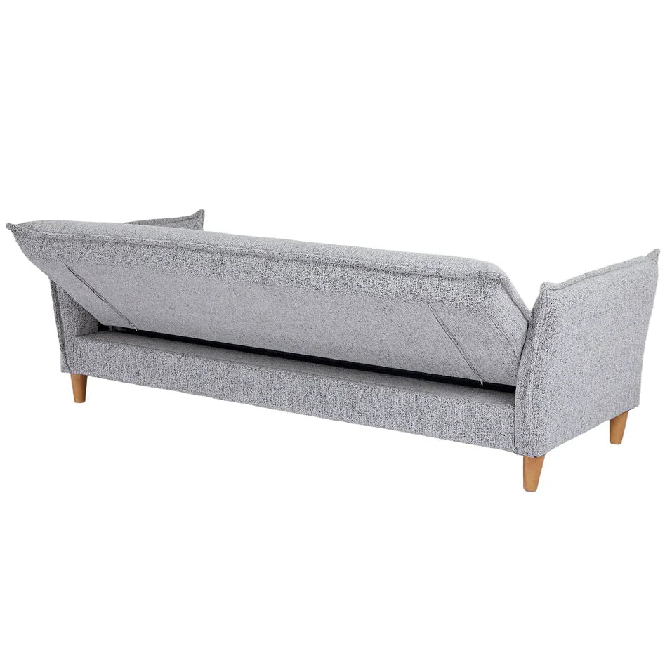 Clicto Sofa Bed (Storage) – 3 Seater | Grey