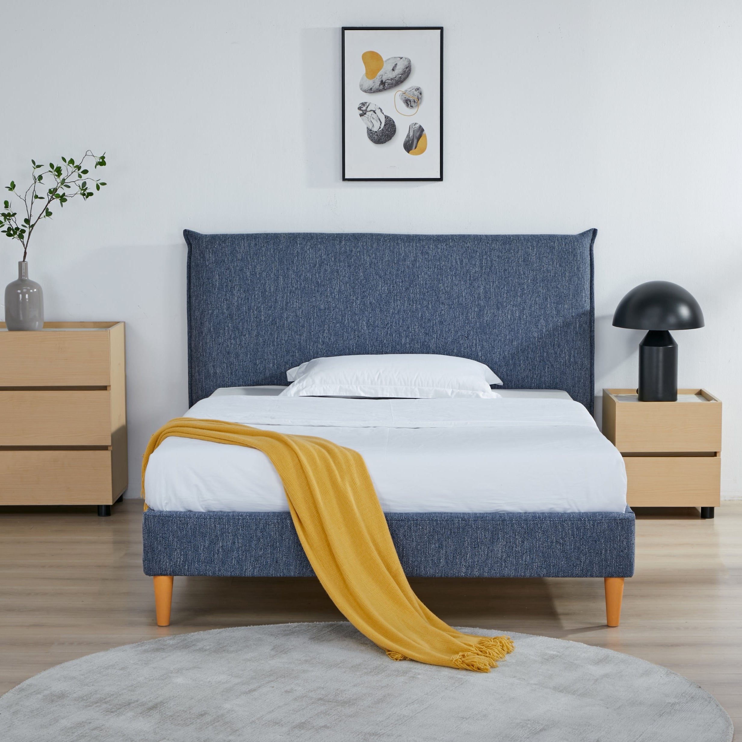 Forge Bed – Double | Navy