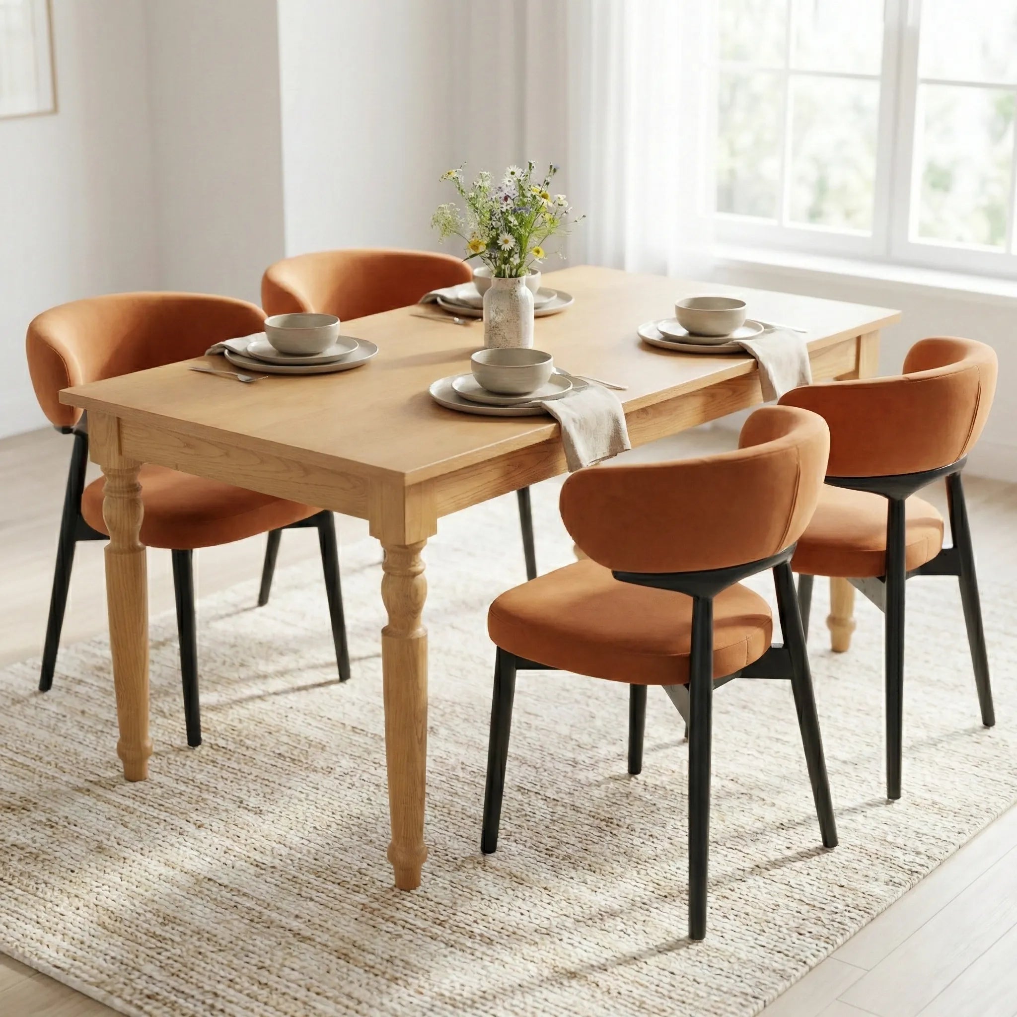 Windsor Dining Table – Rectangle | Natural Oak