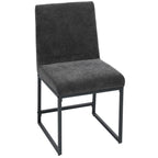 Bralan Dining Chairs – Set of 2 | Dark Grey