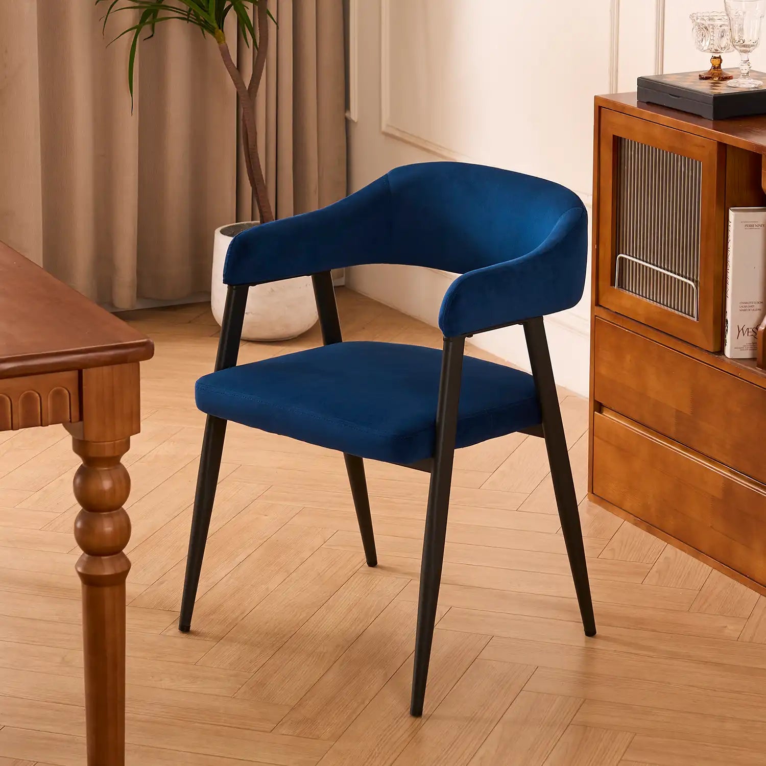 Chelsea Dining Chairs – Set of 2 | Navy