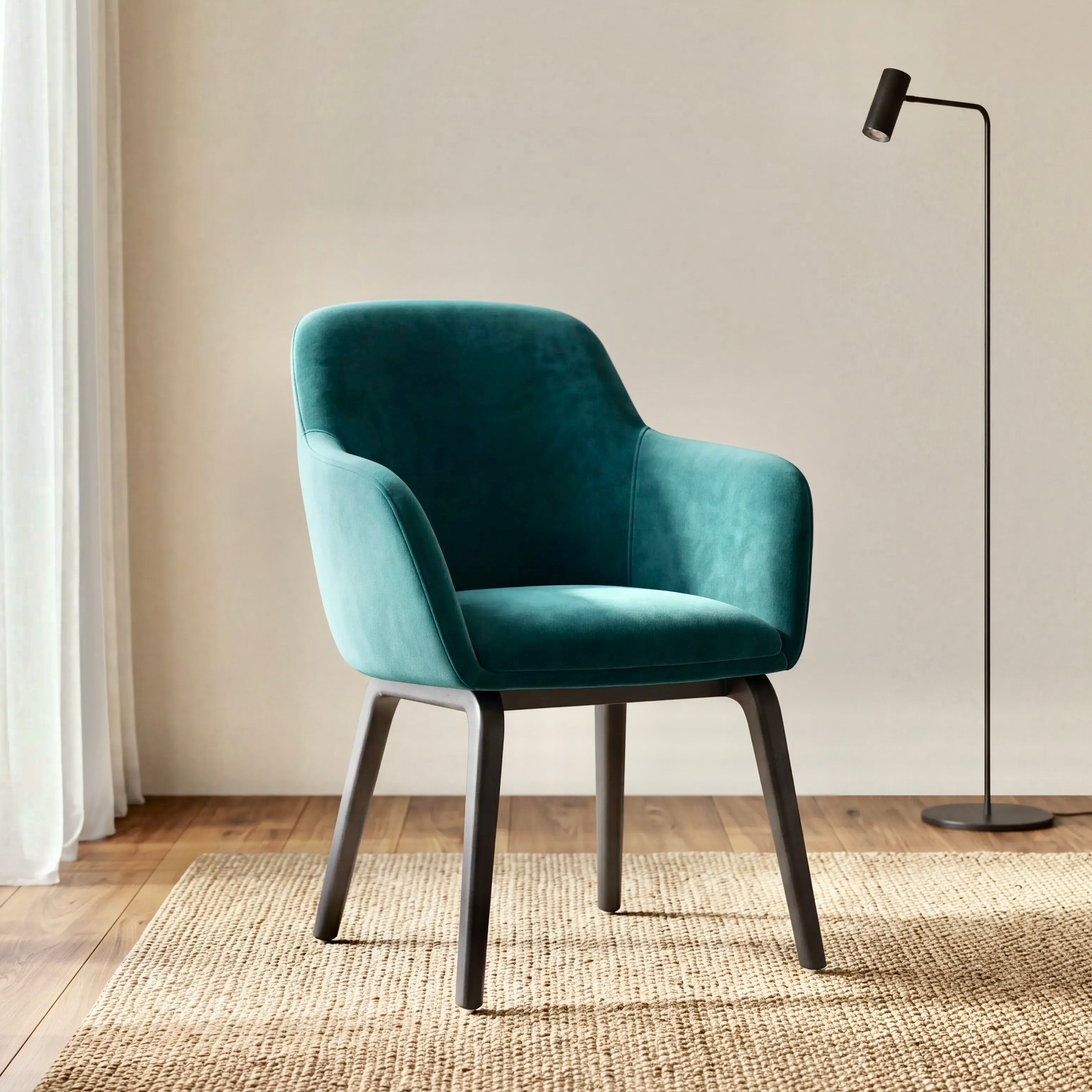 Belshire Dining Chair – Peacock Blue