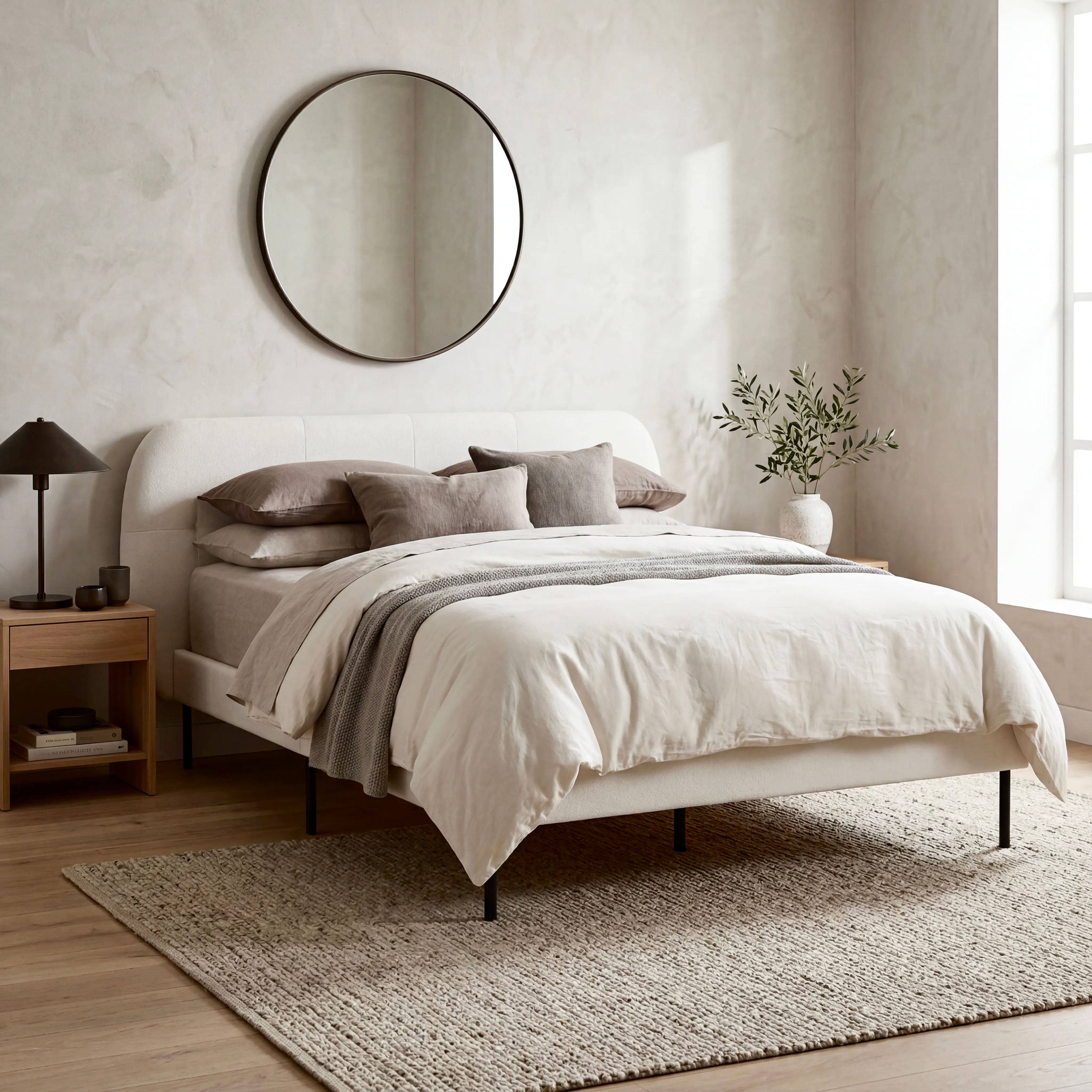 Eros Bed – Kingsize | White