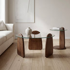 Forma Coffee Table Set – Set of 2 | Walnut