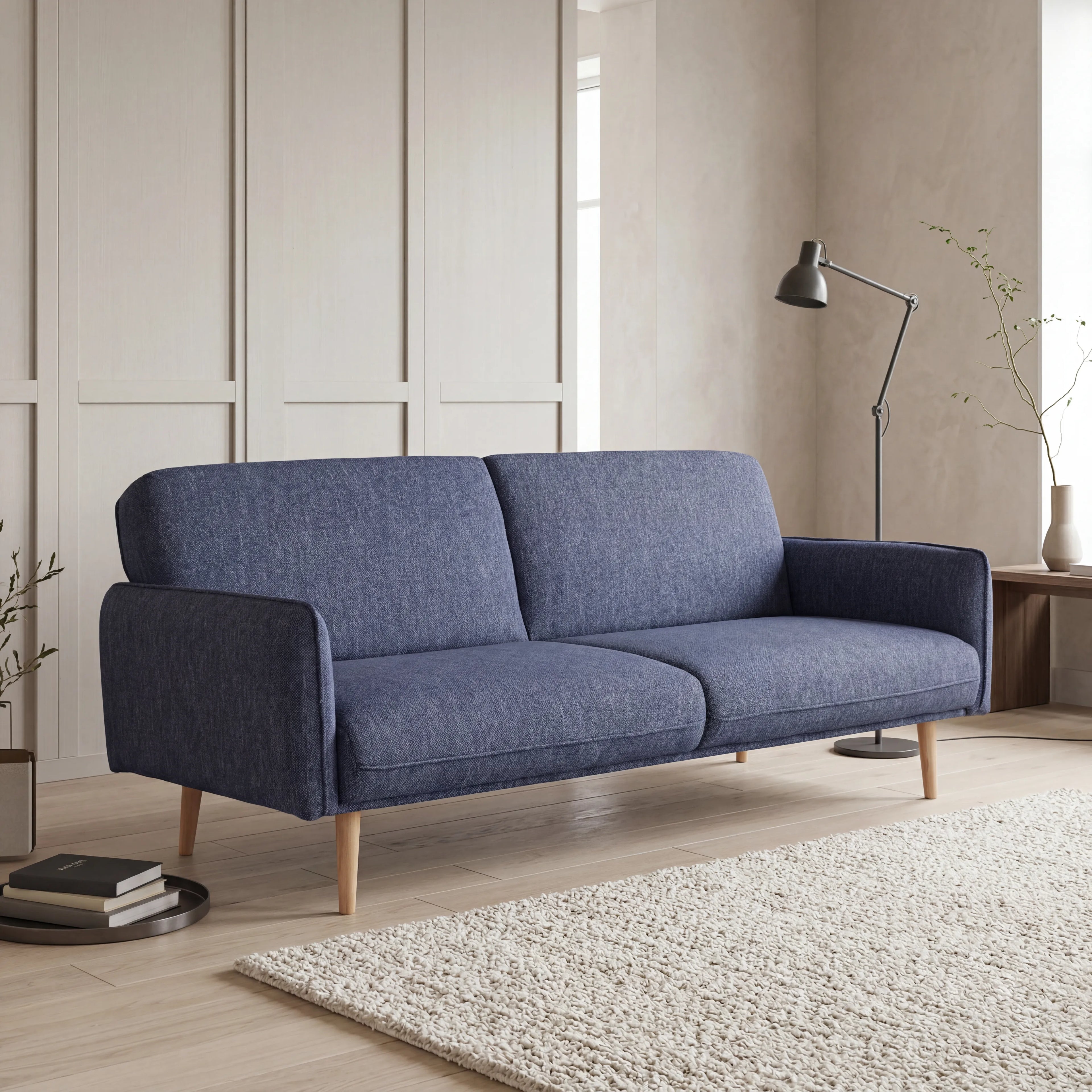 Resten Sofa Bed – 3 Seater | Navy