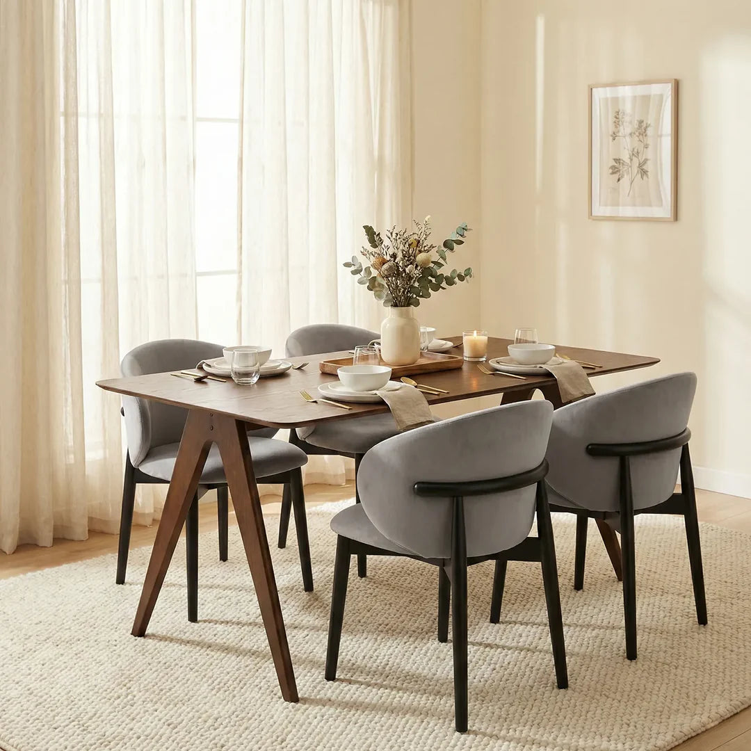 Edda Dining Table – Rectangle | Walnut