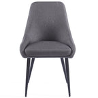 Eddy Dining Chairs – Set of 2 | Dark Grey