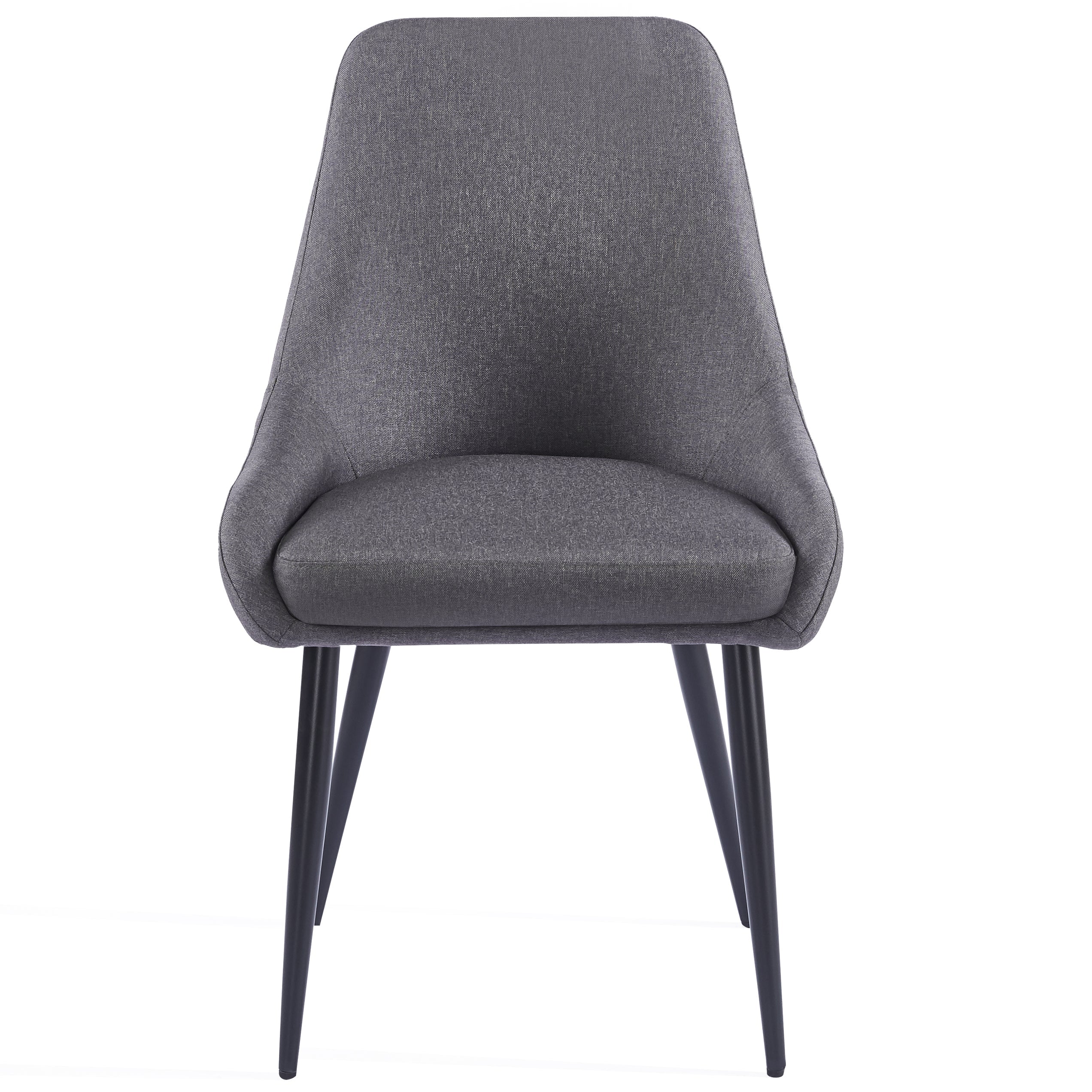 Eddy Dining Chairs – Set of 2 | Dark Grey