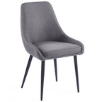 Eddy Dining Chairs – Set of 2 | Dark Grey