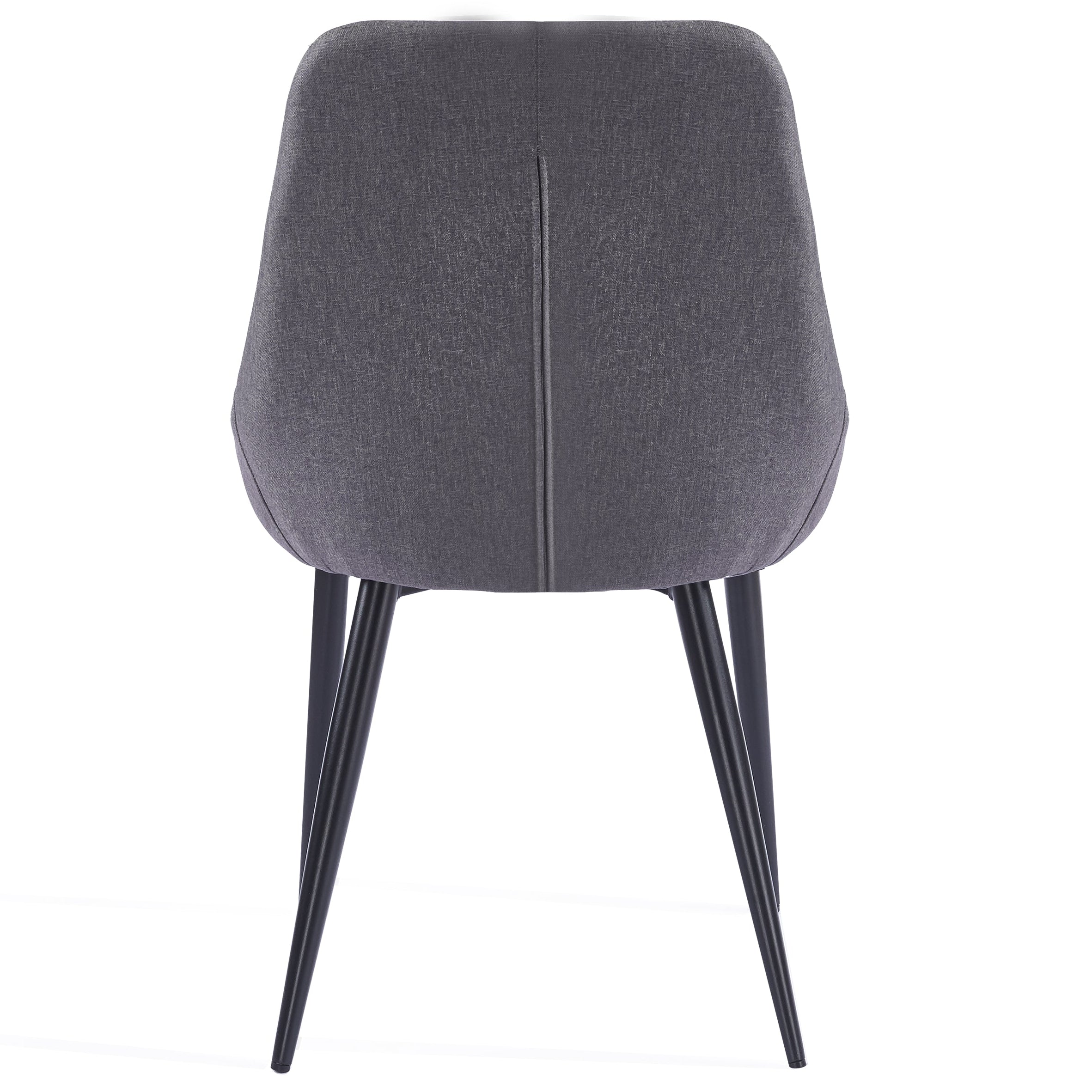Eddy Dining Chairs – Set of 2 | Dark Grey