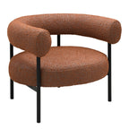 Eclipse Chair – Burnt Orange | Boucle