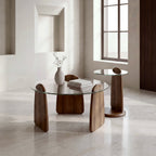 Forma Coffee Table Set – Set of 2 | Walnut