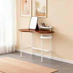 Flow  Dressing Table – Side Shelf | Walnut