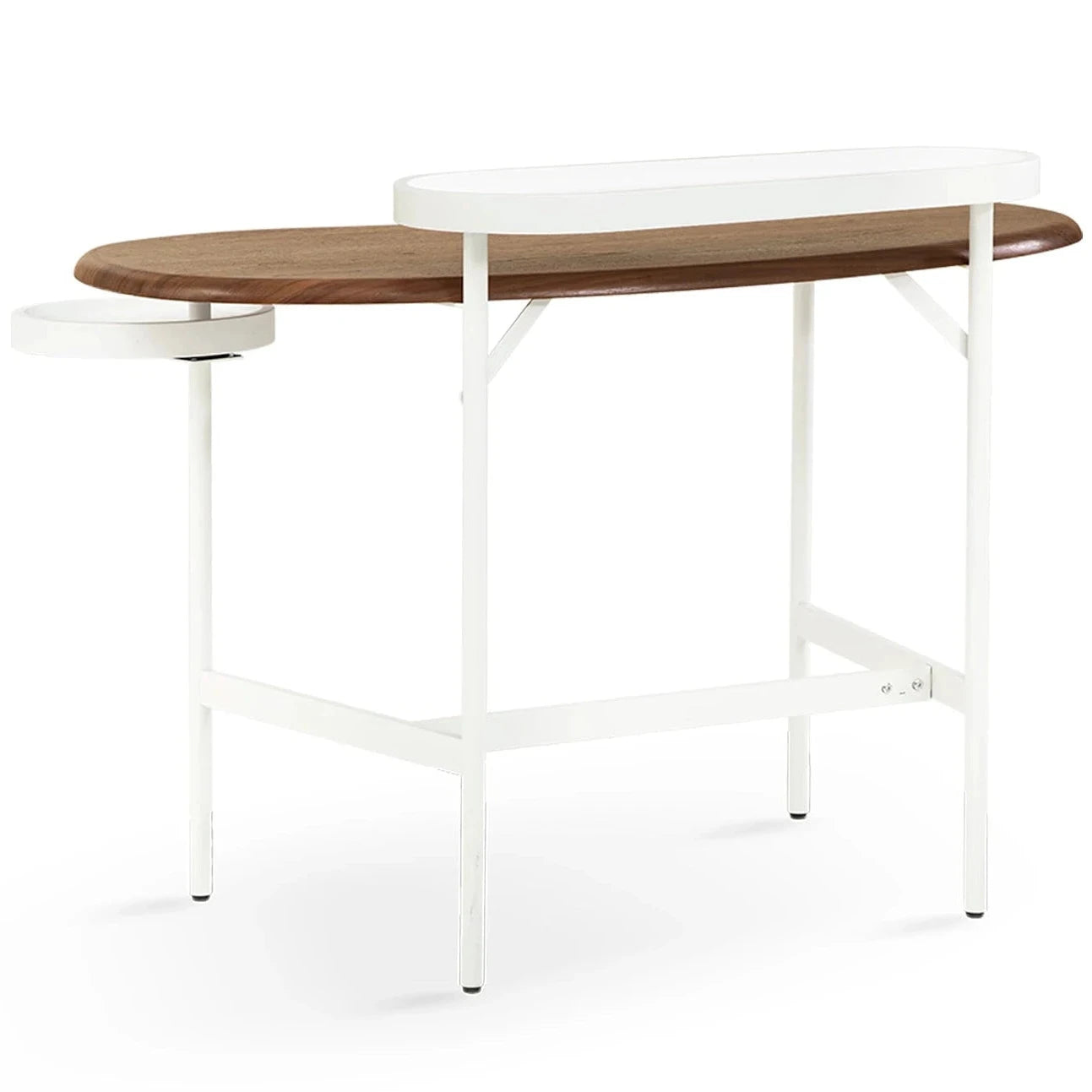 Flow  Dressing Table – Side Shelf | Walnut