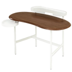 Flow  Dressing Table – Side Shelf | Walnut