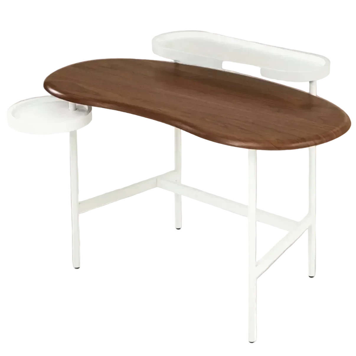 Flow  Dressing Table – Side Shelf | Walnut