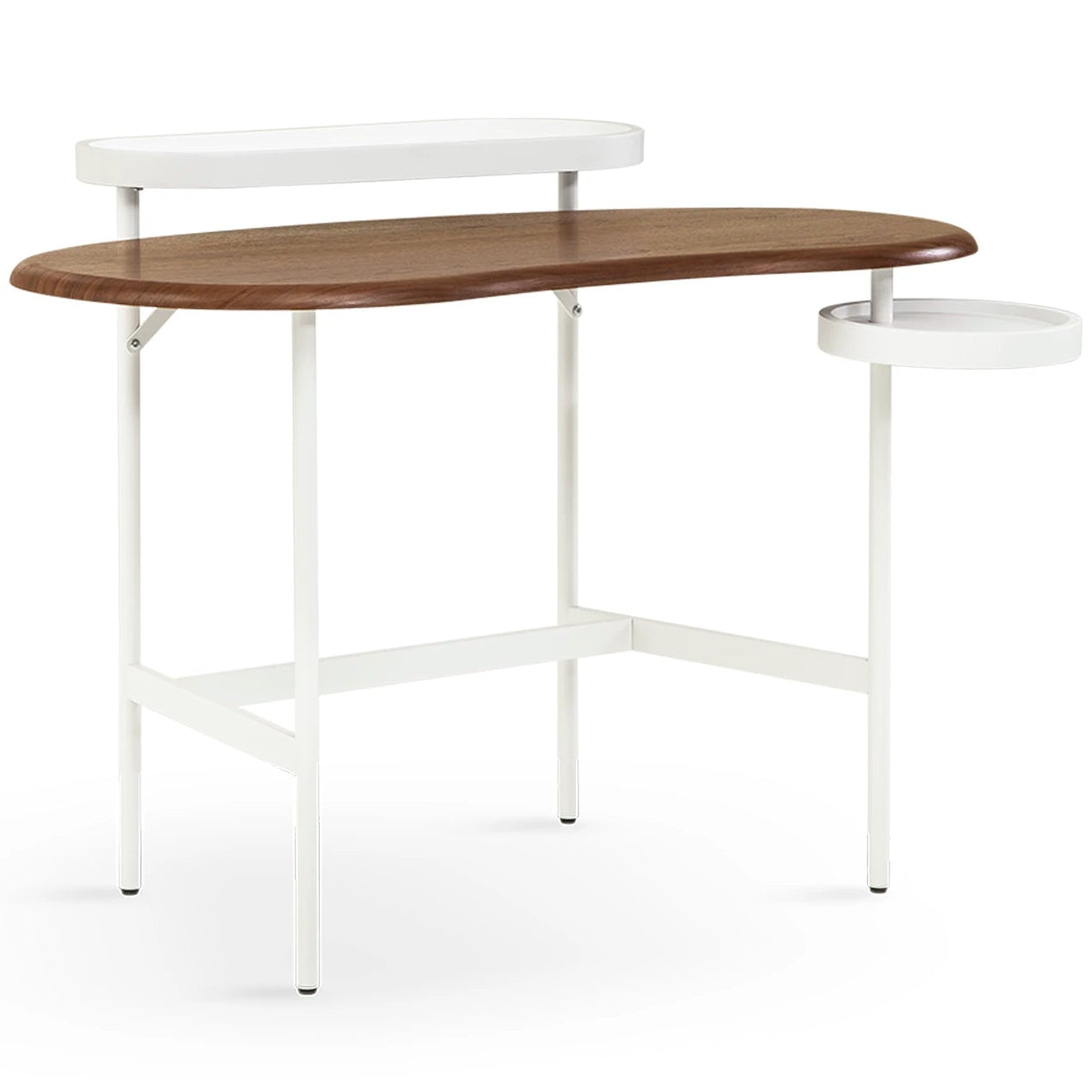 Flow  Dressing Table – Side Shelf | Walnut