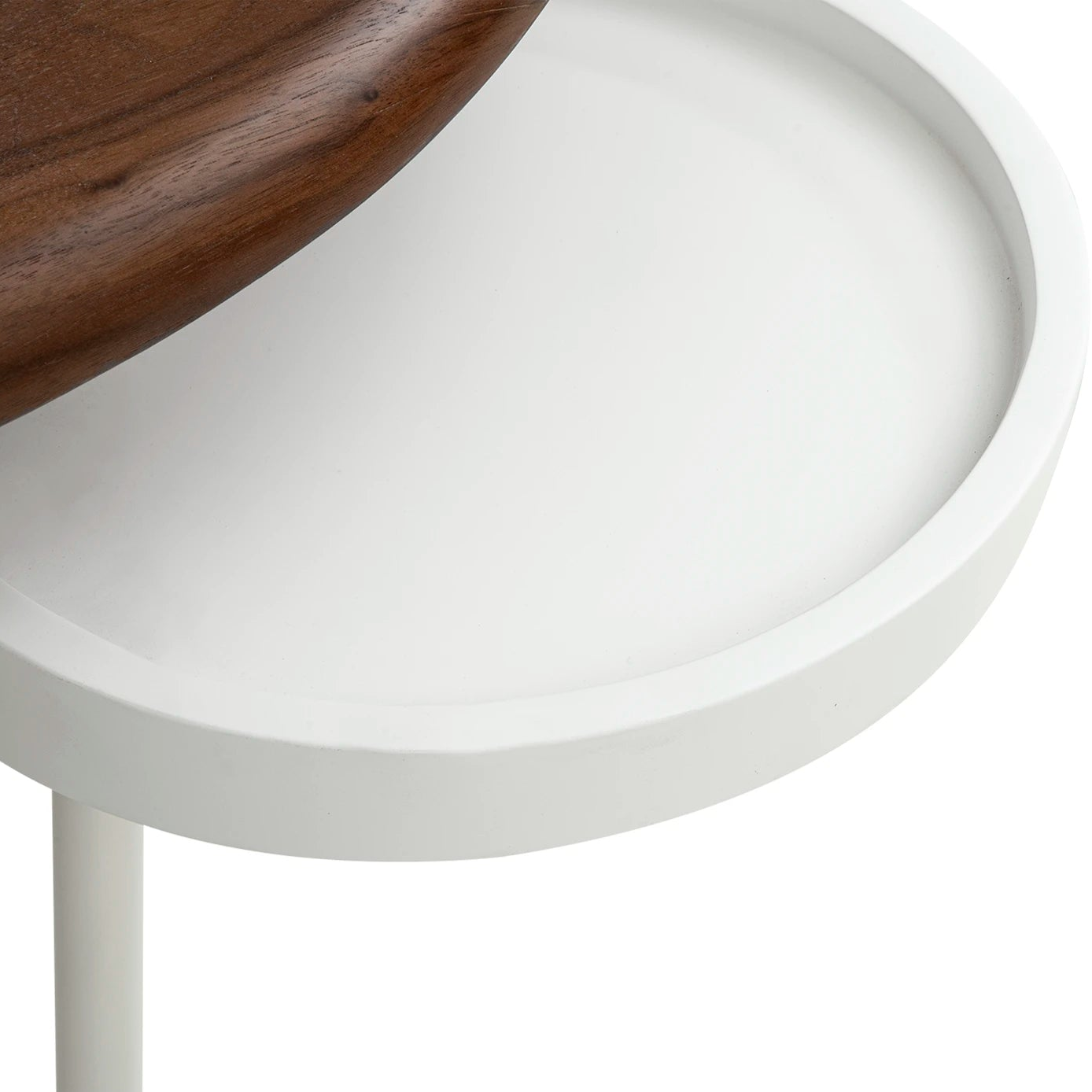 Flow  Dressing Table – Side Shelf | Walnut