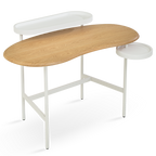Flow  Dressing Table – Side Shelf | Natural Oak