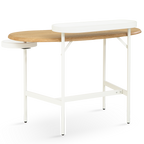 Flow  Dressing Table – Side Shelf | Natural Oak