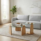 Forma Coffee Tables – Set of 2 | Natural Oak