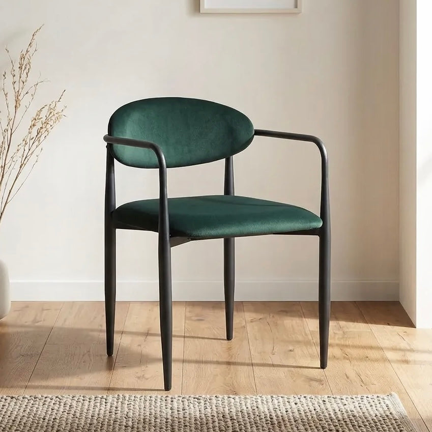 Liam Dining Chairs – Set of 2 | Emerald