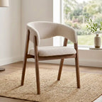 Riverton Boucle Dining Chair – Cream