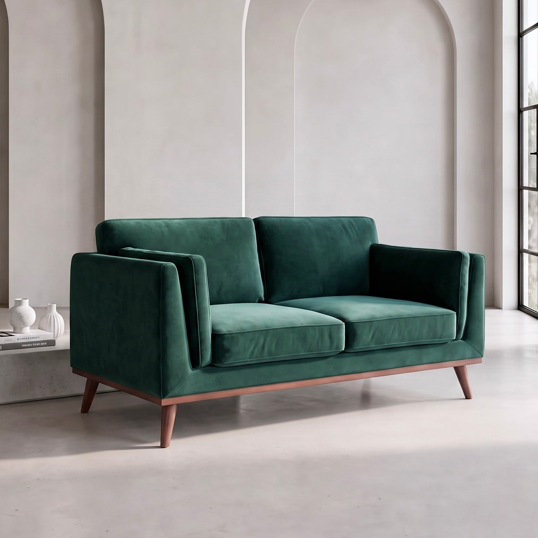 Mickey Sofa – Emerald | 2 Seater