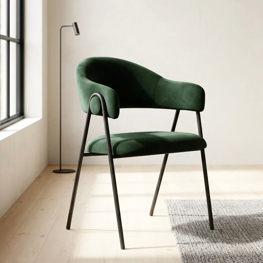 Noah Dining Chairs – Set of 2 | Emerald