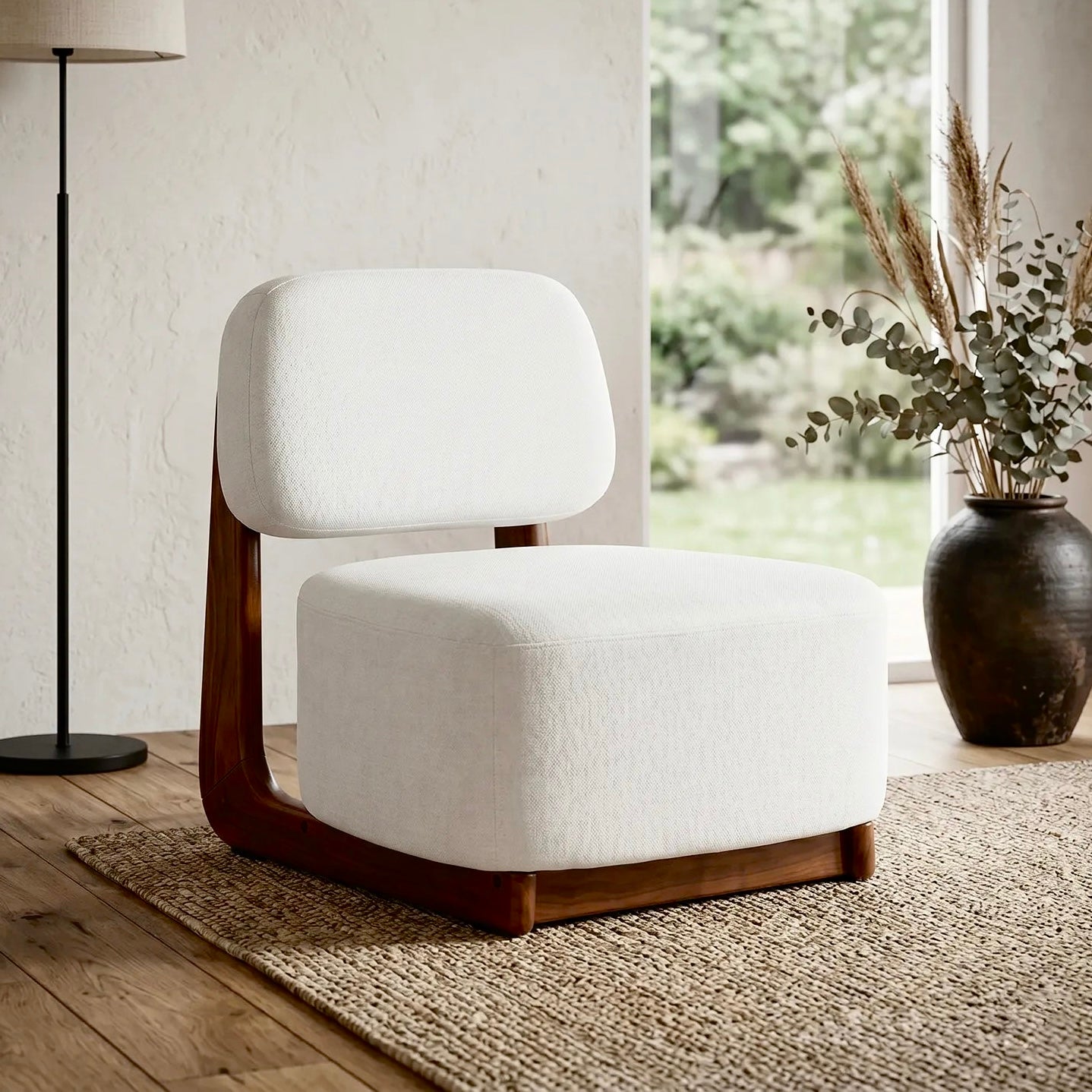 Amillo Accent Chair – Textured | Cream