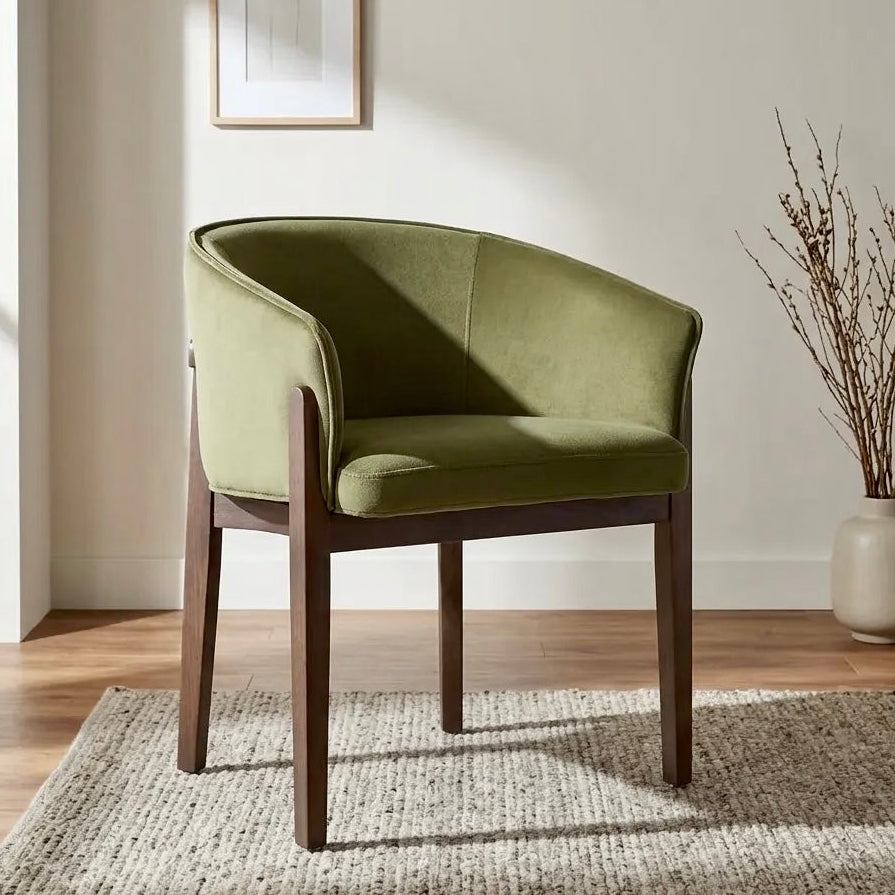 Lucent Dining Chair – Olive Green