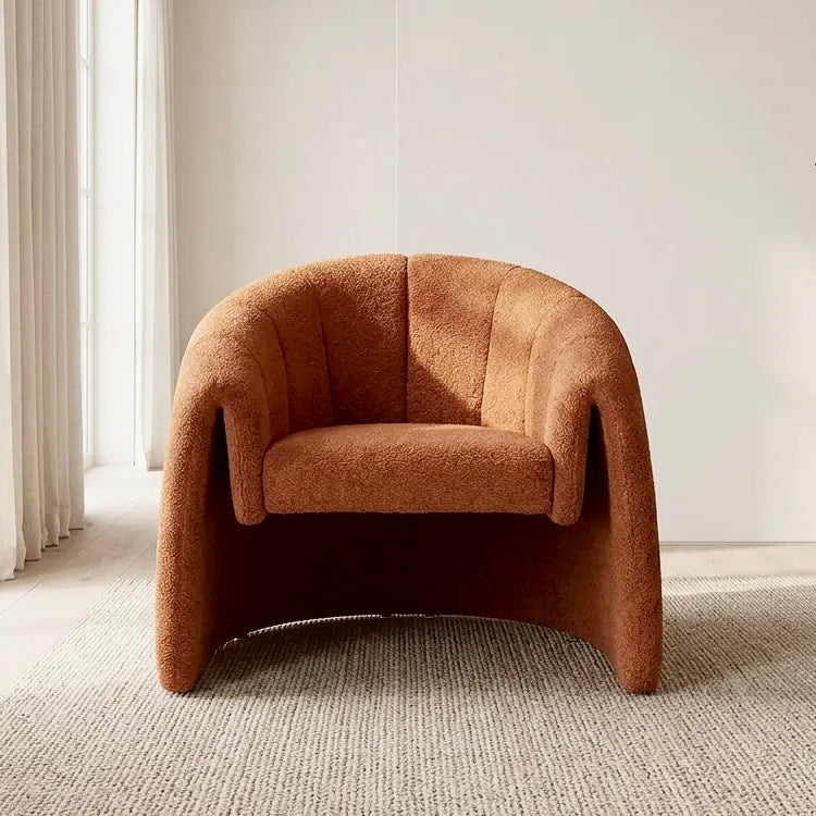 Taylor Accent Chair – Textured | Orange