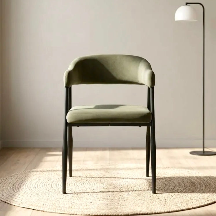 Chelsea Dining Chairs – Set of 2 | Olive Green