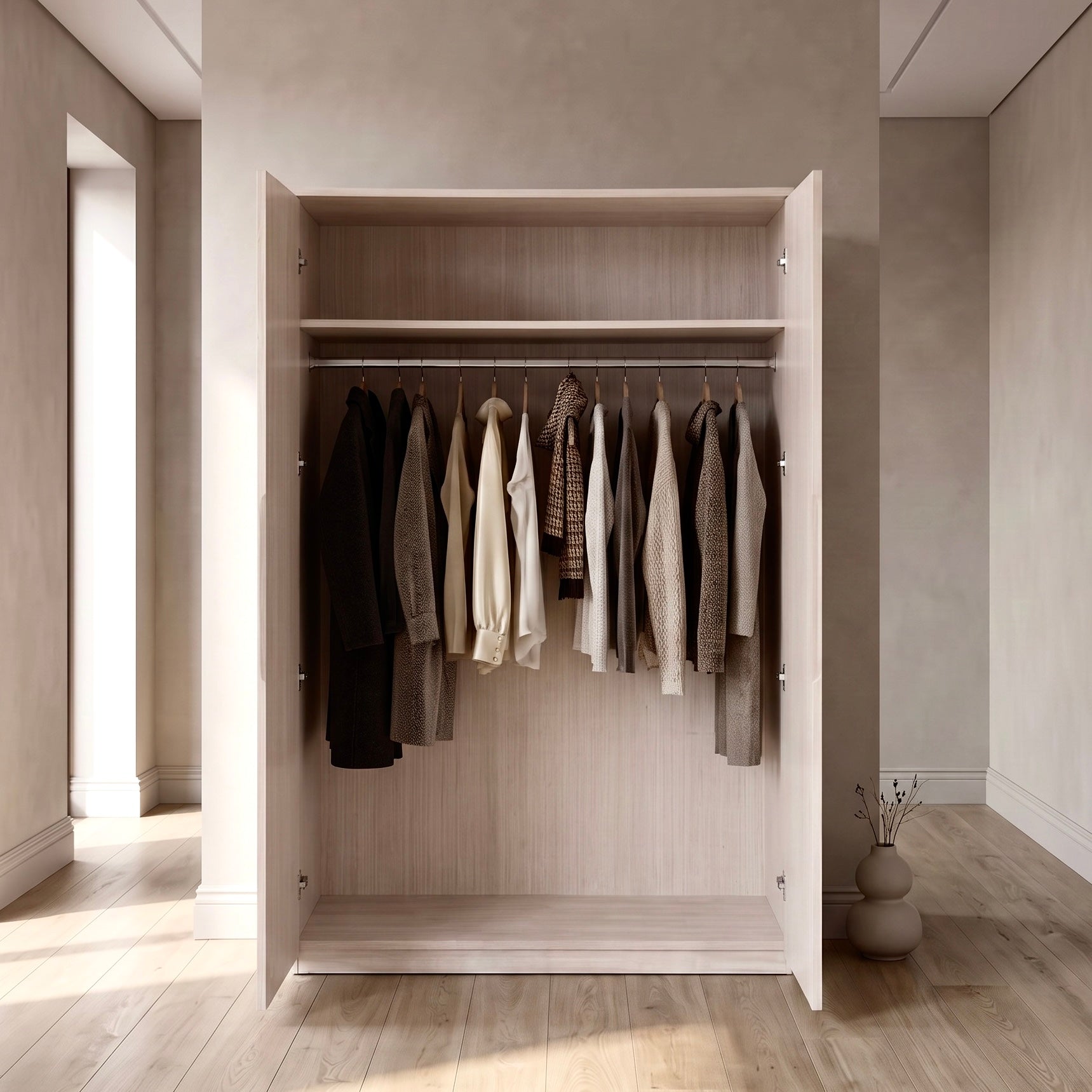 Whisper Wardrobe – White Oak
