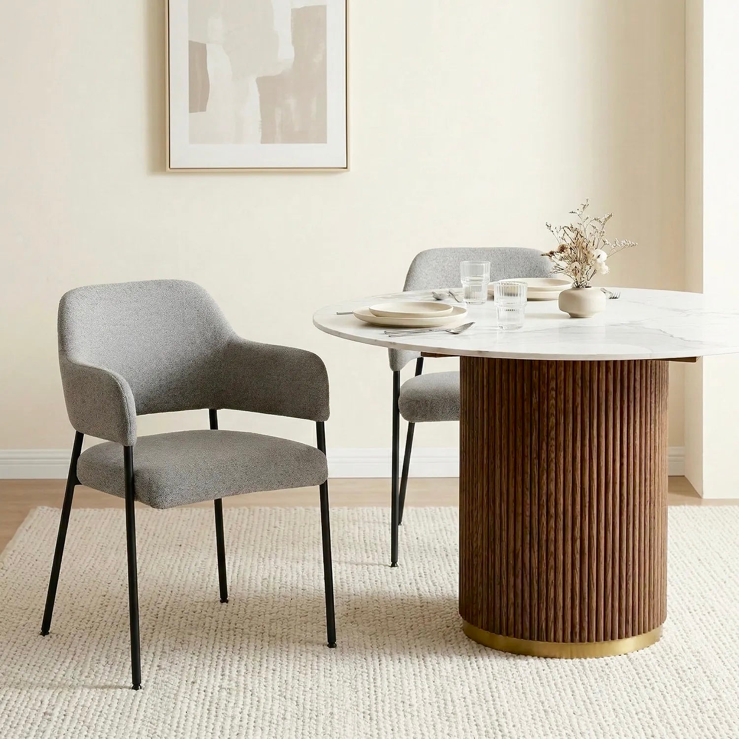Candice Dining Chairs – Set of 2 | Grey