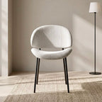 Wexley Boucle Dining Chairs – Set of 4 | Cream