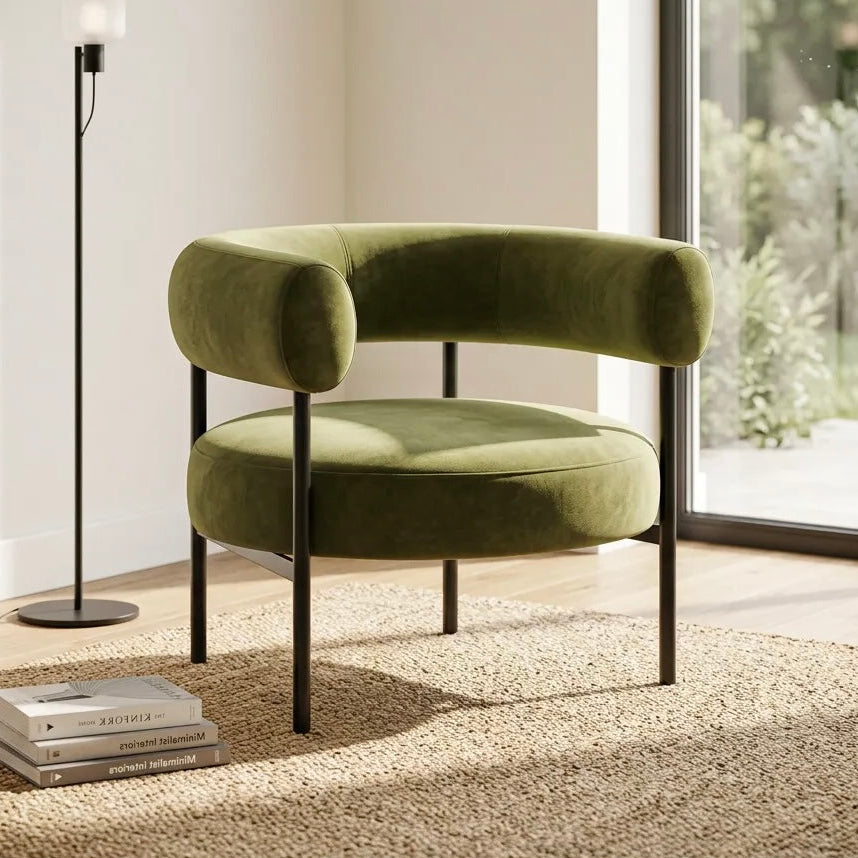 Eclipse Chair – Olive | Velvet