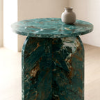 Arco Side Table – Green Pandora | Round