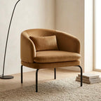 Vivien Accent Chair – Velvet | Caramel