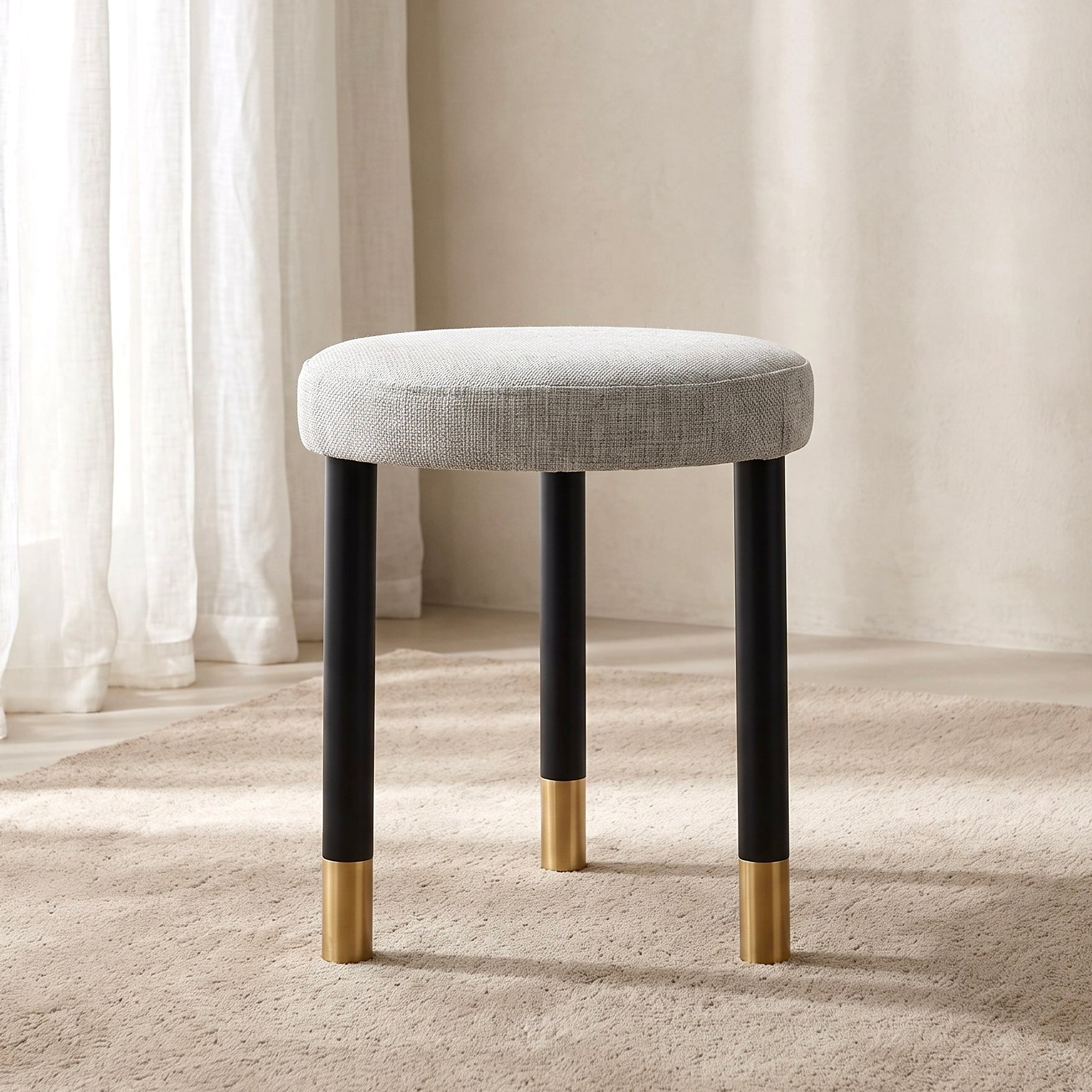 Bali Stool – Grey | 3 Legged