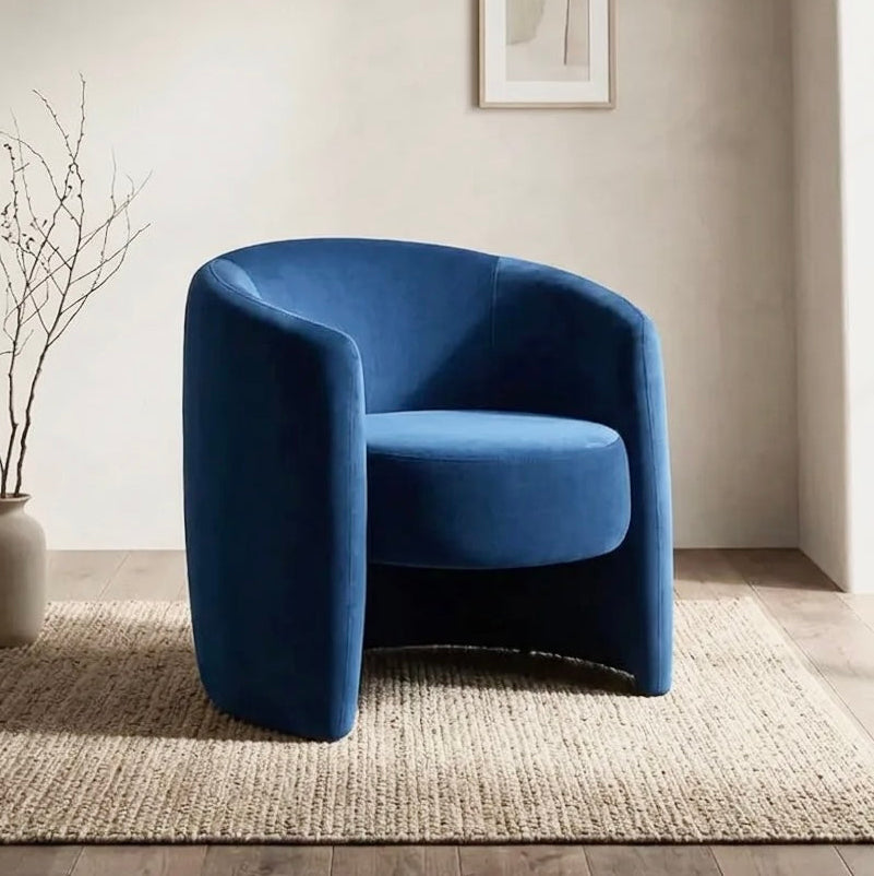 Dylan Accent Chair – Velvet | Navy