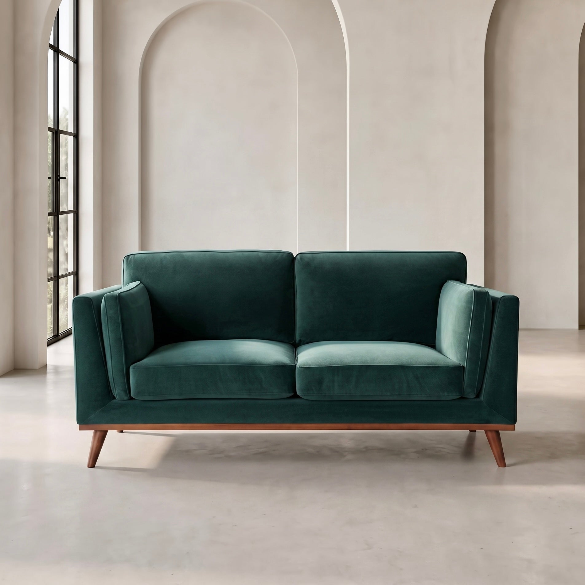 Mickey Sofa – Emerald | 2 Seater