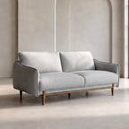 Louie Sofa – Grey Linen | 3 Seater