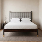 Bali Bedframe – Ebony | Grey Weave