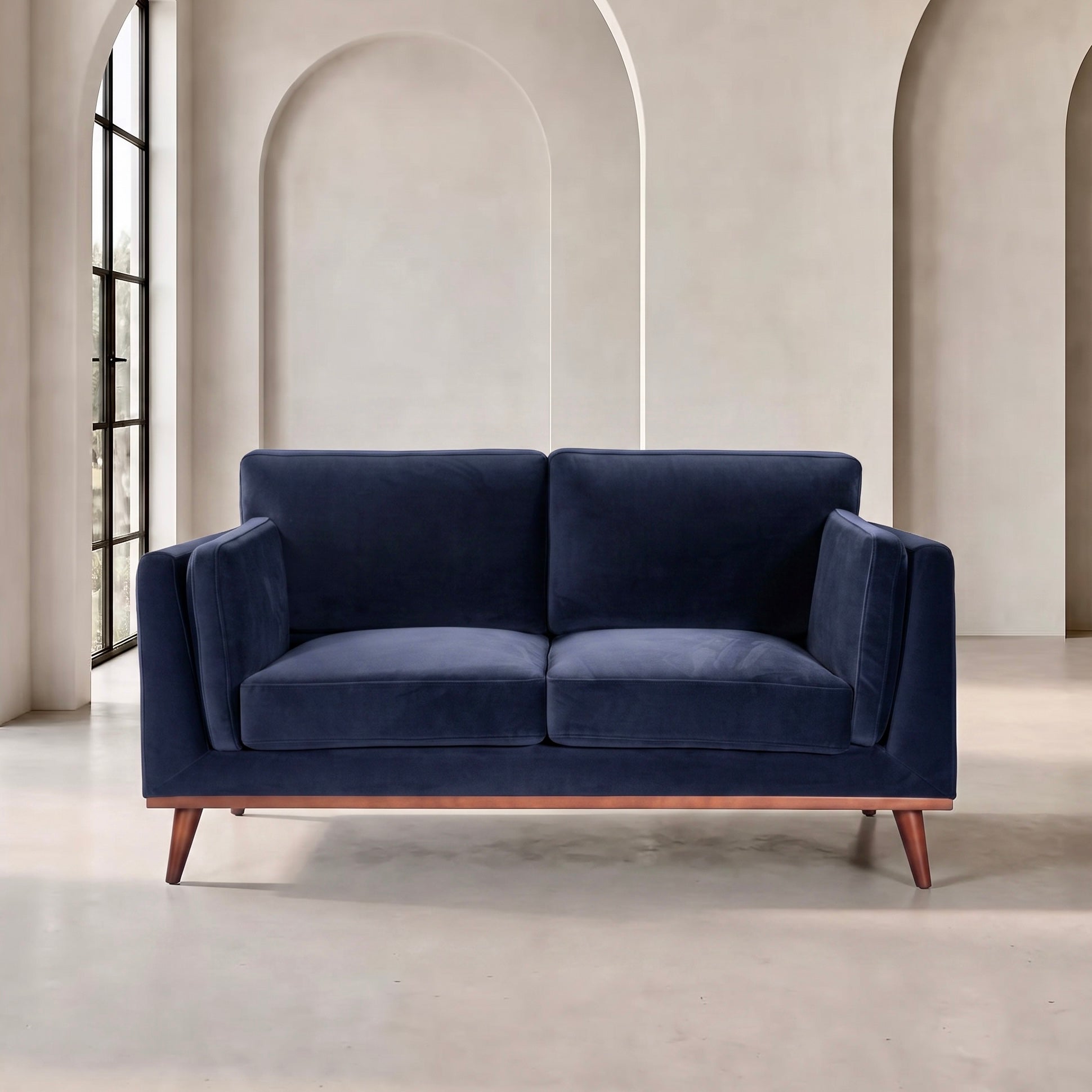 Mickey Sofa – Midnight Blue | 2 Seater