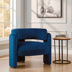 Hailey Accent Chair – Velvet | Navy