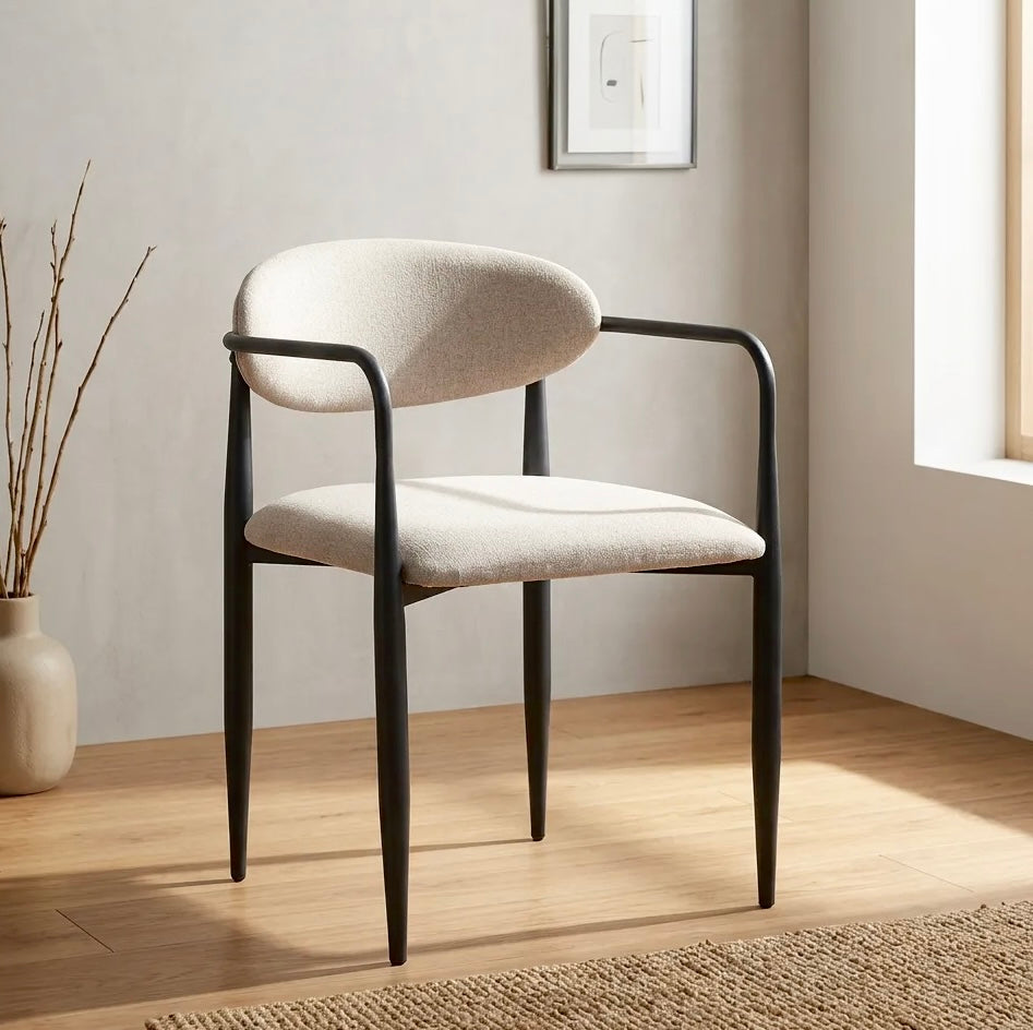 Liam Dining Chairs – Set of 2 | Champagne