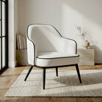 Karoll Accent Chair – Linen | Cream