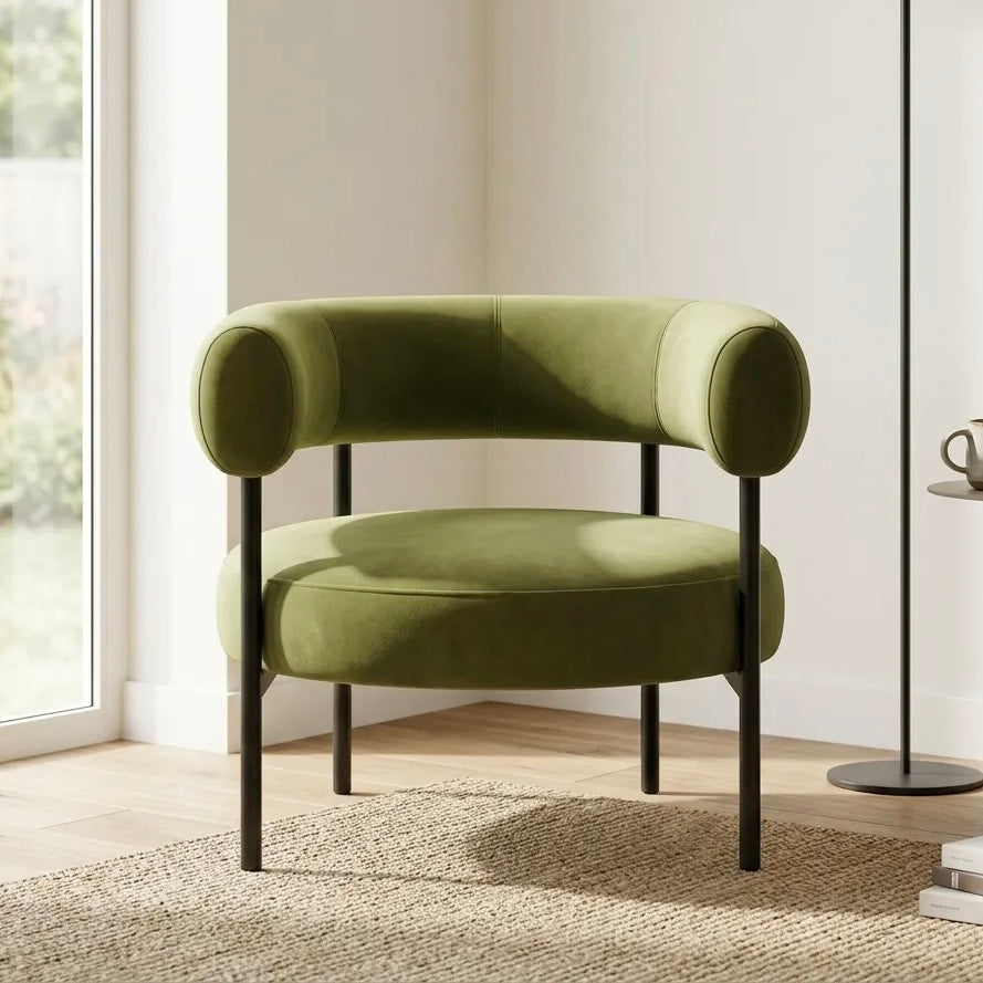 Eclipse Chair – Olive | Velvet