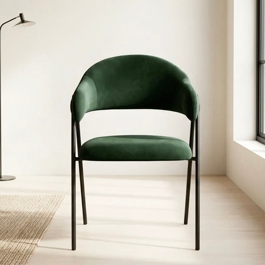 Noah Dining Chairs – Set of 2 | Emerald